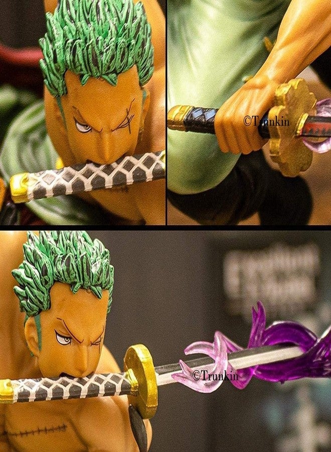 Trunkin One Piece Roronoa Zoro Battle Mode Action Figure Three Thousand World Anime Figure Doll Model PVC Statue - Image 4